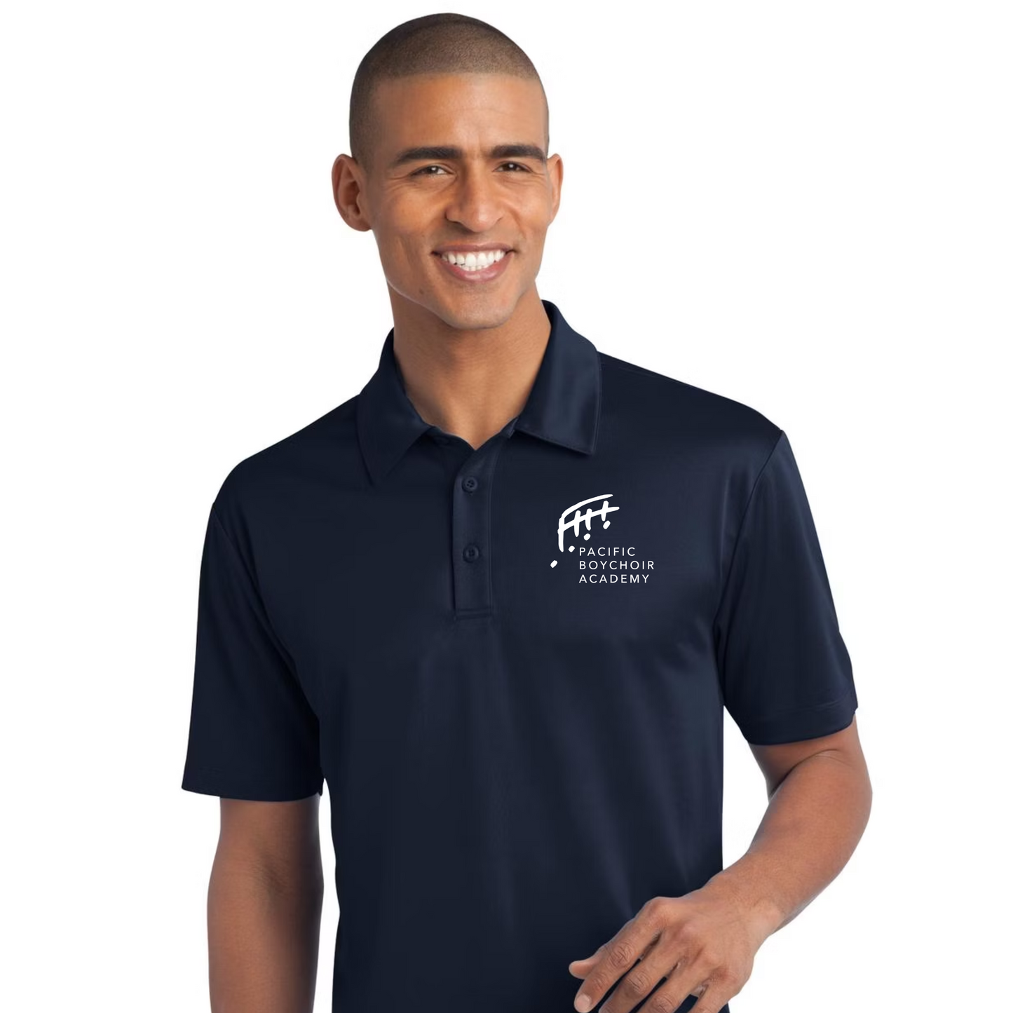 Pacific Boychoir Academy - Adult Embroidered Silk Touch Performance Polo