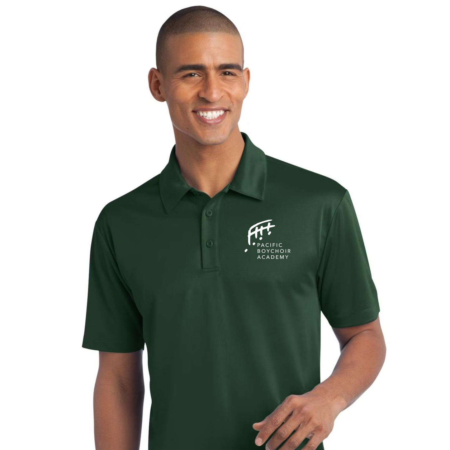 Pacific Boychoir Academy - Adult Embroidered Silk Touch Performance Polo