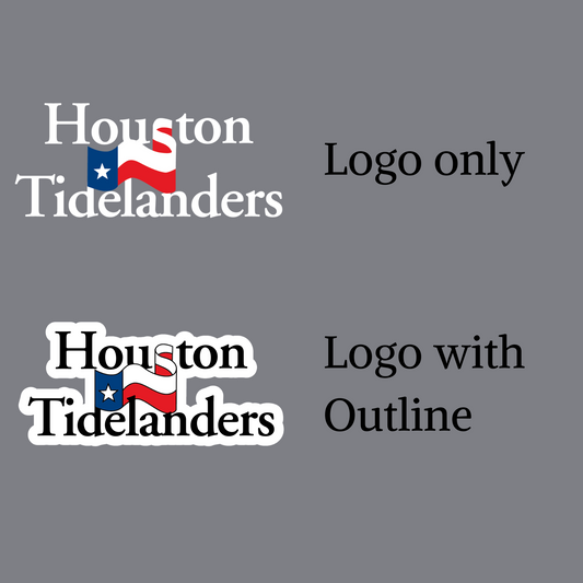 Houston Tidelanders: Permanent, Waterproof Decal Sticker