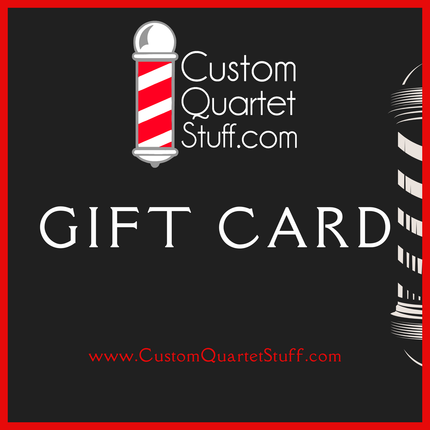 Custom Quartet Stuff Gift Card