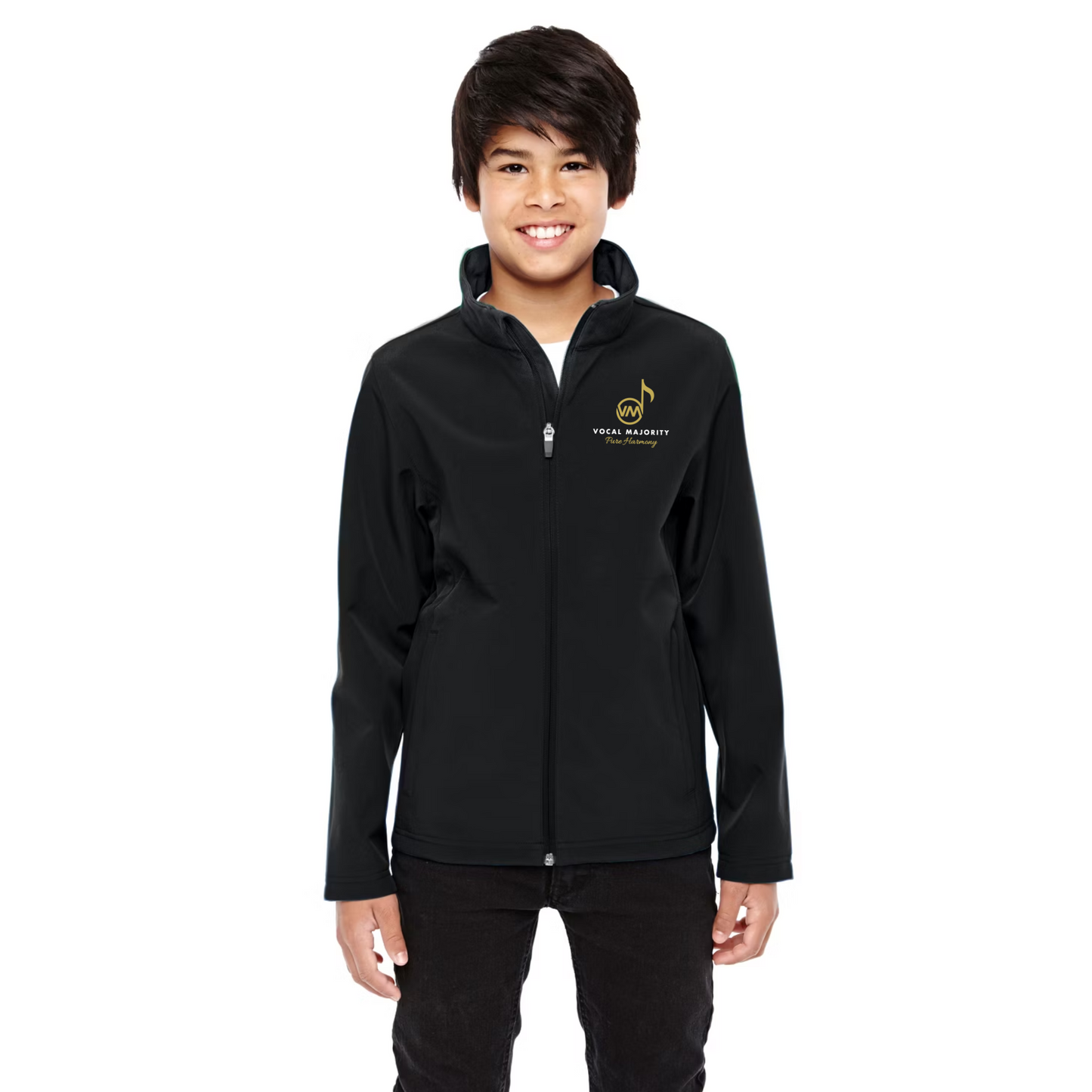 Vocal Majority Embroidered Youth Leader Soft Shell Jacket