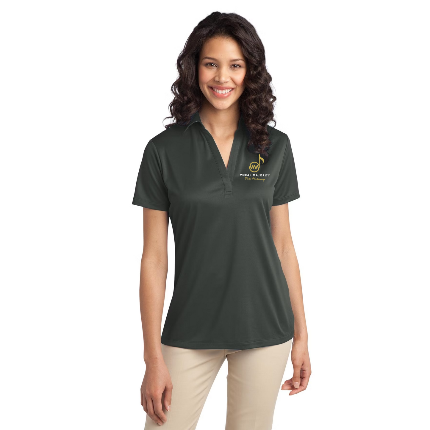 Vocal Majority - Women's Embroidered Silk Touch Performance Polo