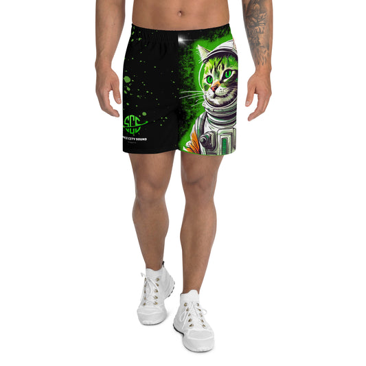 Space City Sound - Printed Men's Recycled Athletic Shorts