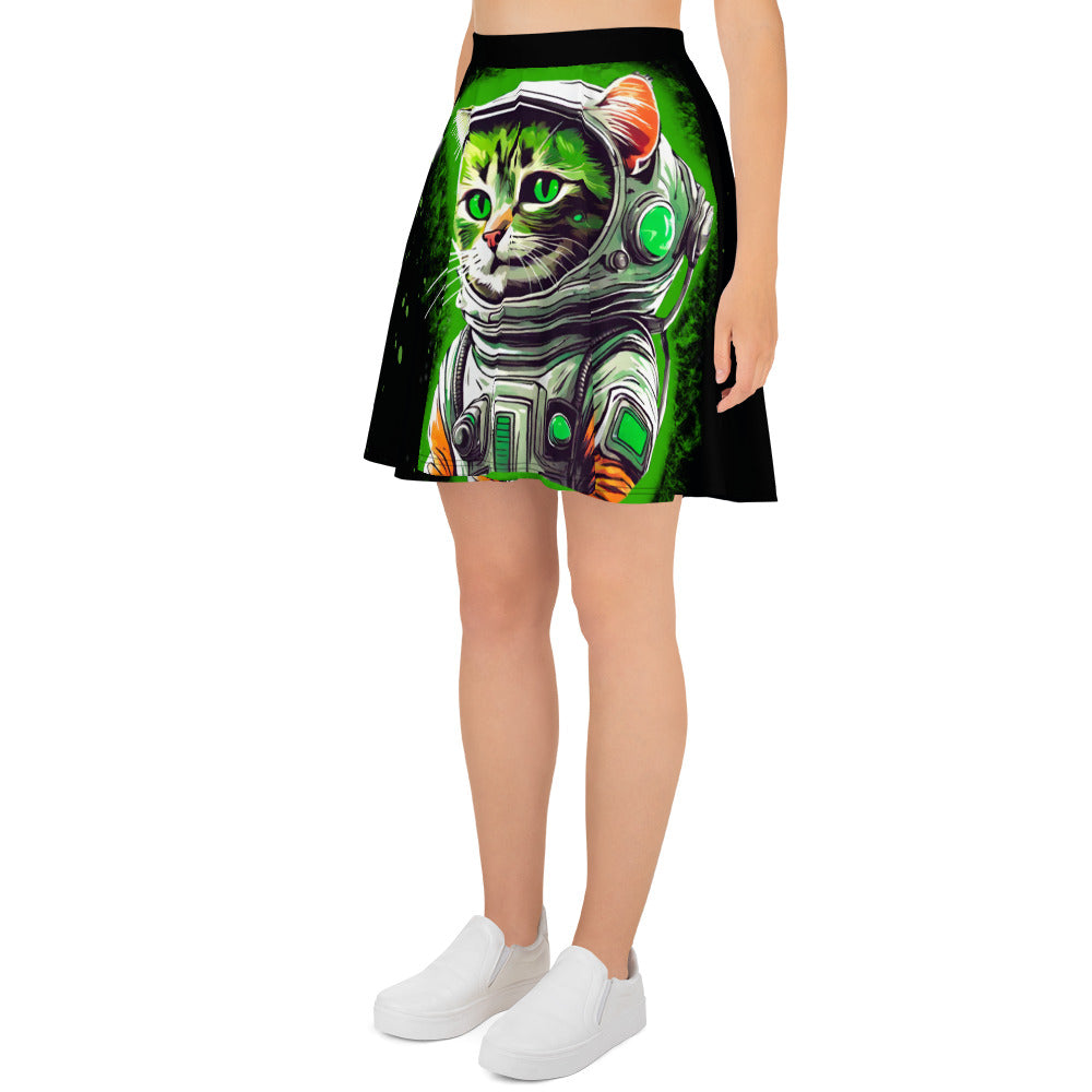 Space City Sound - Printed Skater Skirt