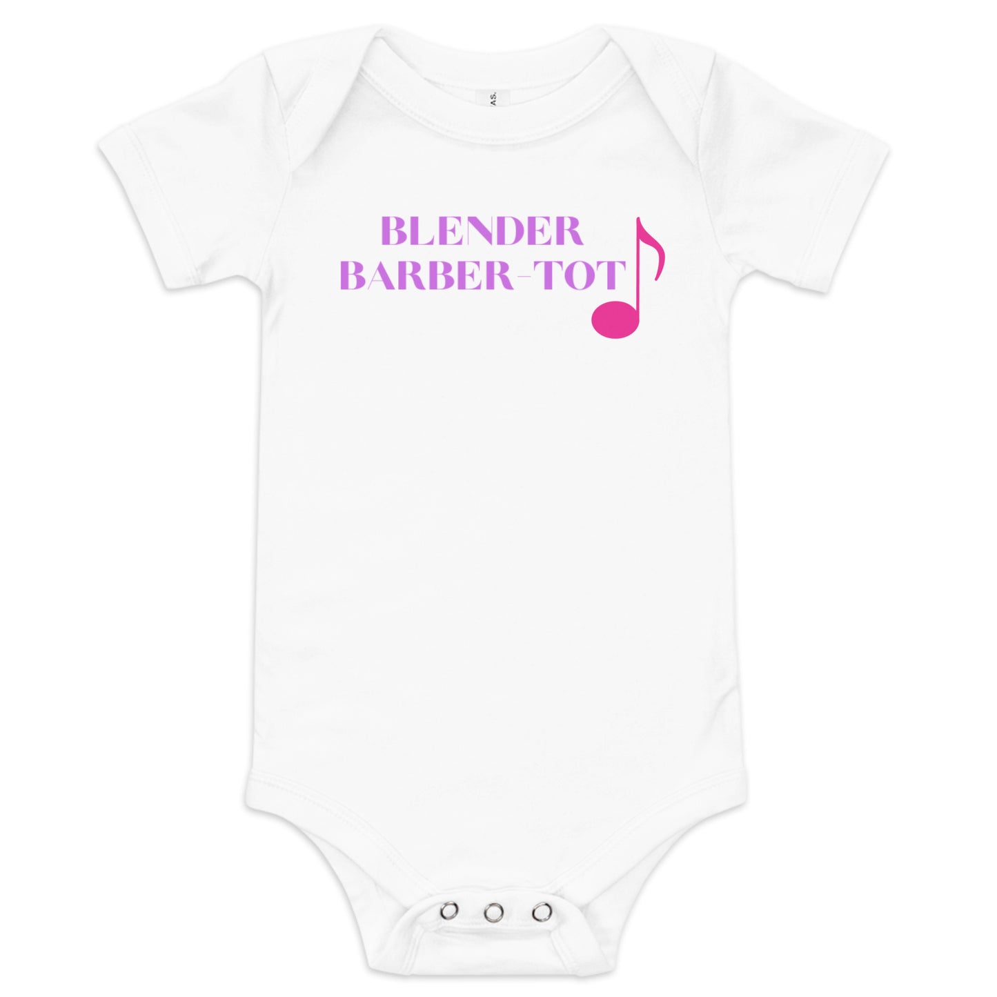 River Blenders - printed Barber Tot - Baby short sleeve one piece