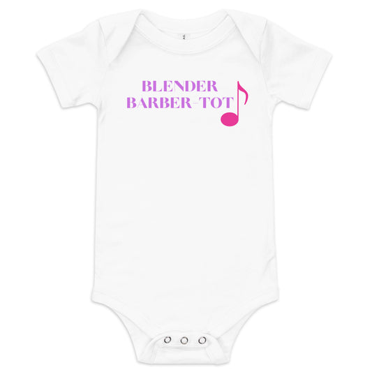 River Blenders - printed Barber Tot - Baby short sleeve one piece