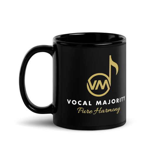 Vocal Majority - Printed Black Glossy Mug