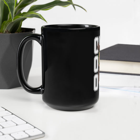 Audubon Owls - Black Glossy Mug