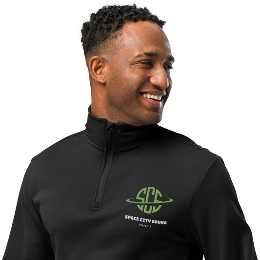 Space City Sound - Embroidered Champion Lightweight Quarter zip pullover