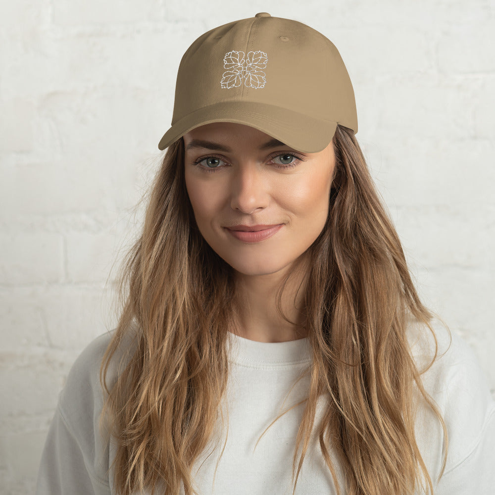 RoseGold four- embroidered Dad hat