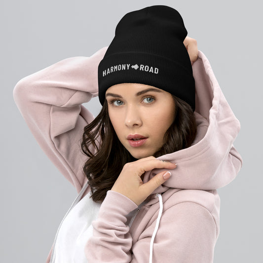 Harmony Road - Embroidered Cuffed Beanie