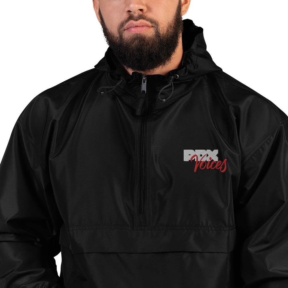 PDX Voices - Embroidered Champion Packable Jacket