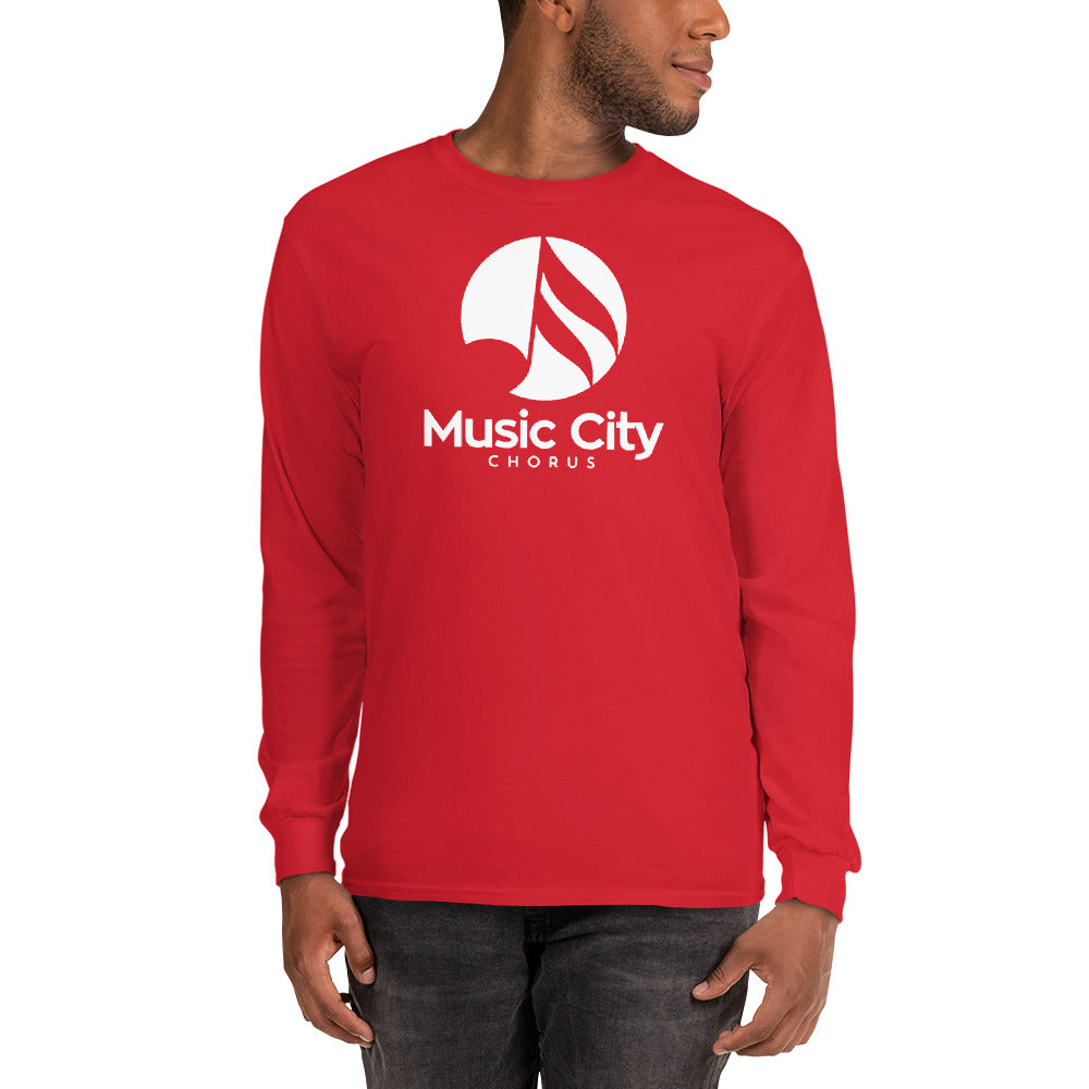 Music City Chorus - Printed Gildan Men’s Long Sleeve Shirt