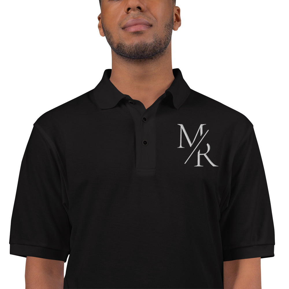 Maximum Ring - Embroidered Men's Premium Polo