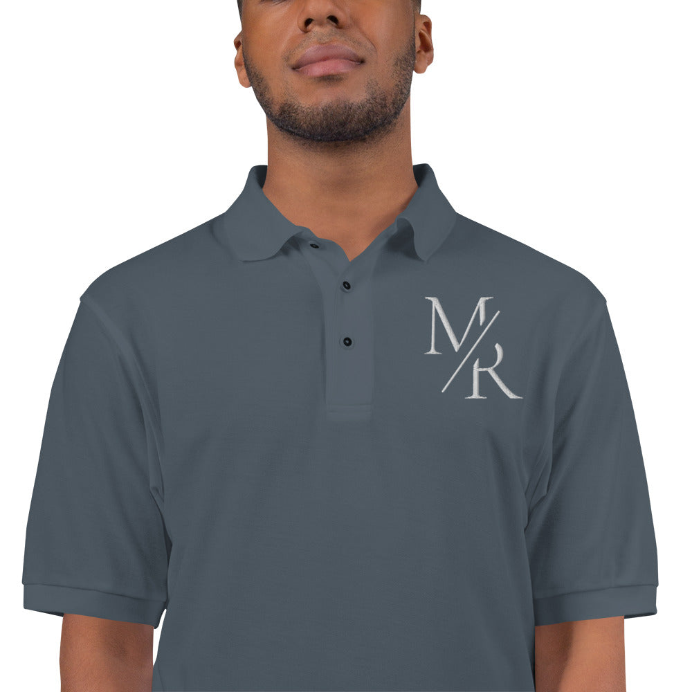 Maximum Ring - Embroidered Men's Premium Polo