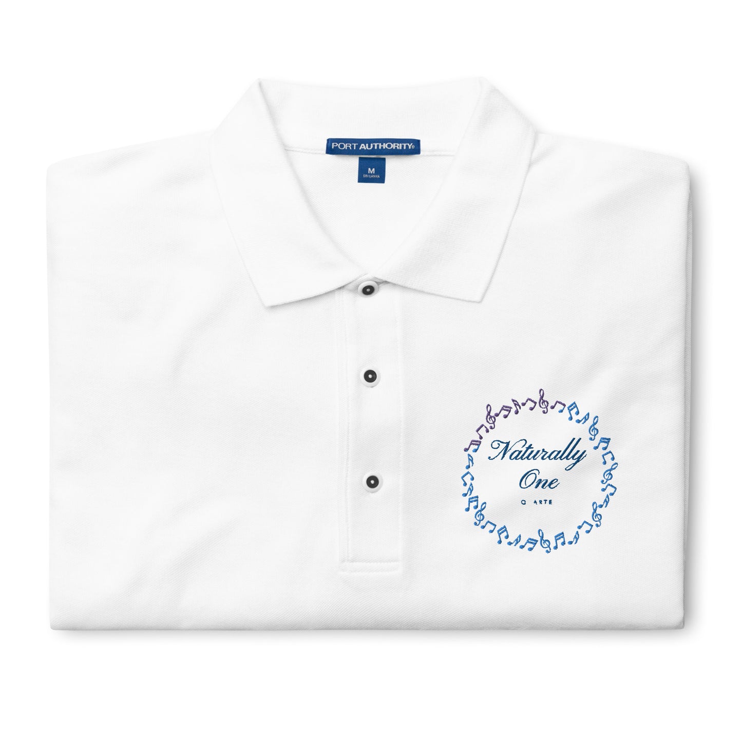 Naturally One - Embroidered Premium Polo