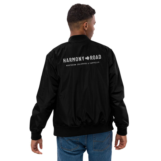 Harmony Road - Embroidered Premium recycled bomber jacket