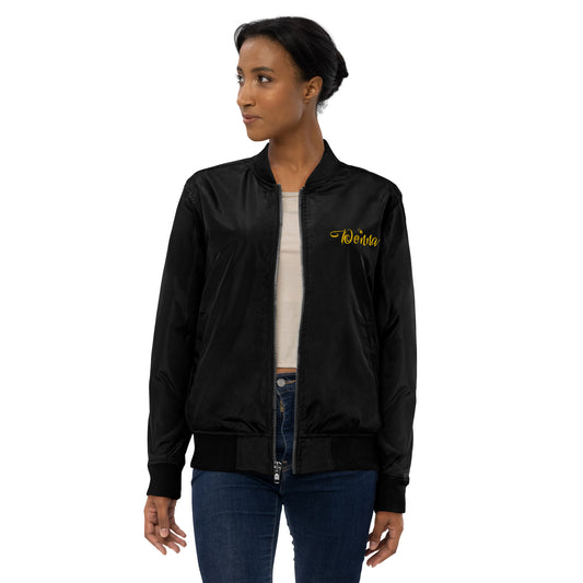 De Gals - Embroidered Premium recycled bomber jacket