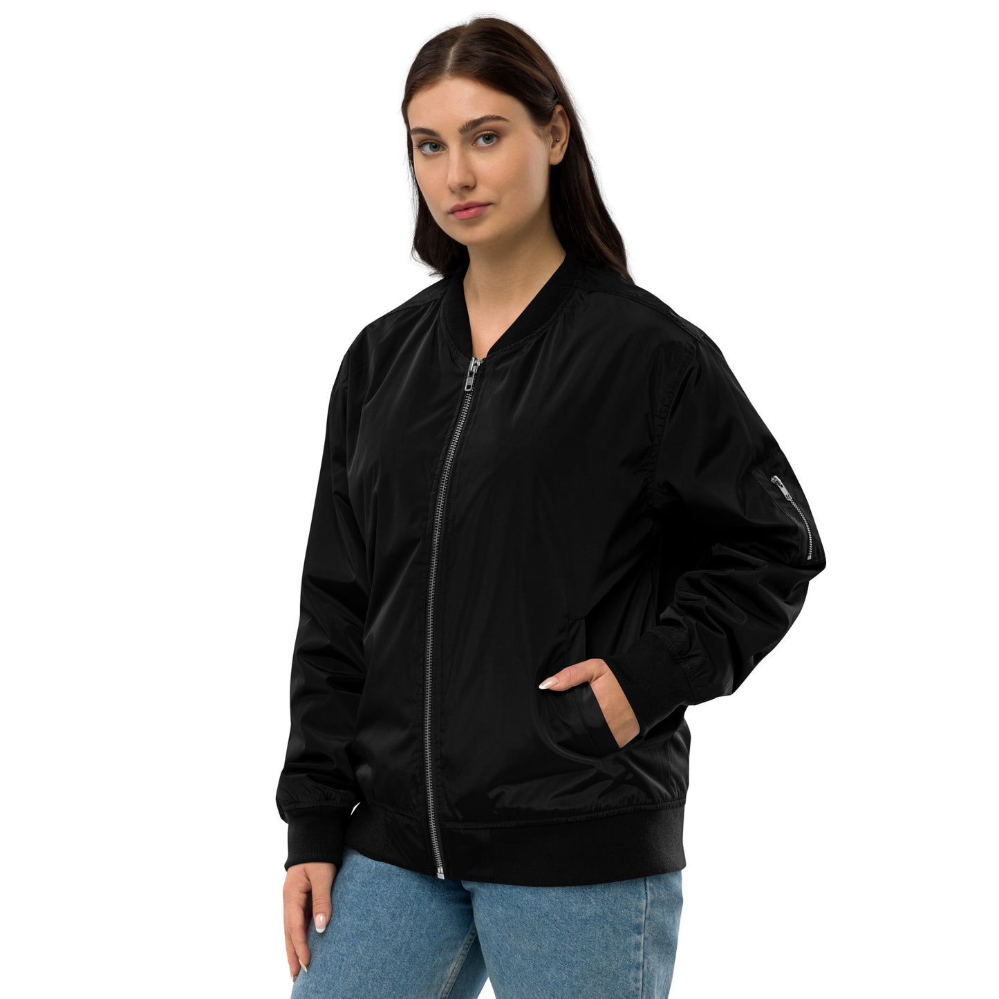 Lady A Cappella - Embroidered Premium recycled bomber jacket