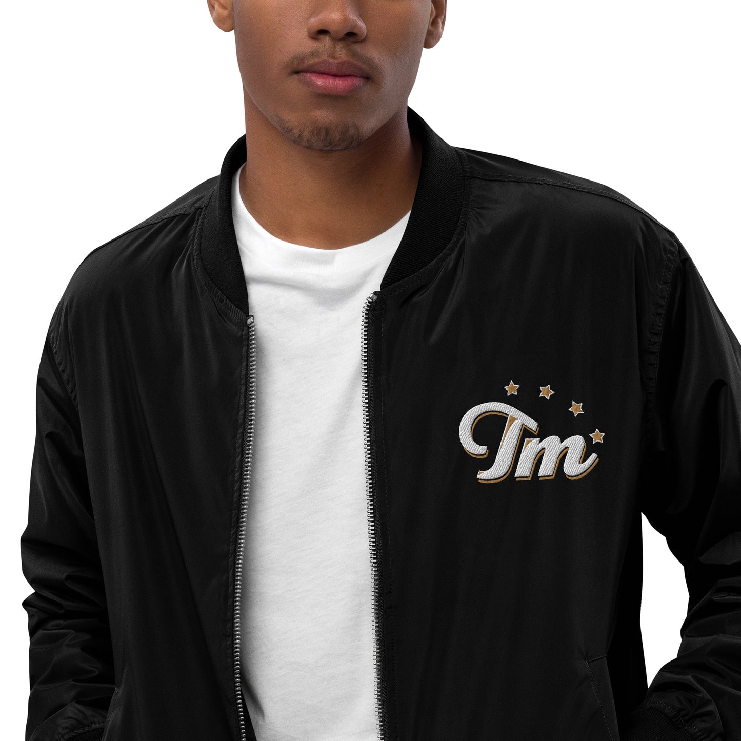 Trademark - Embroidered Premium recycled bomber jacket