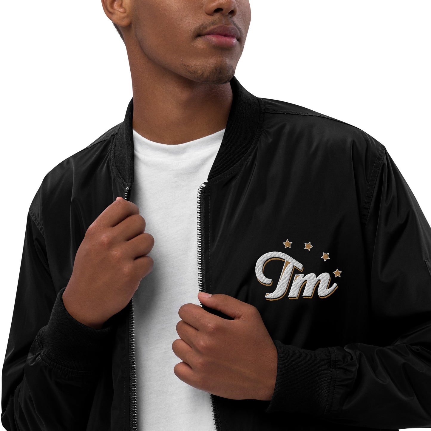 Trademark - Embroidered Premium recycled bomber jacket