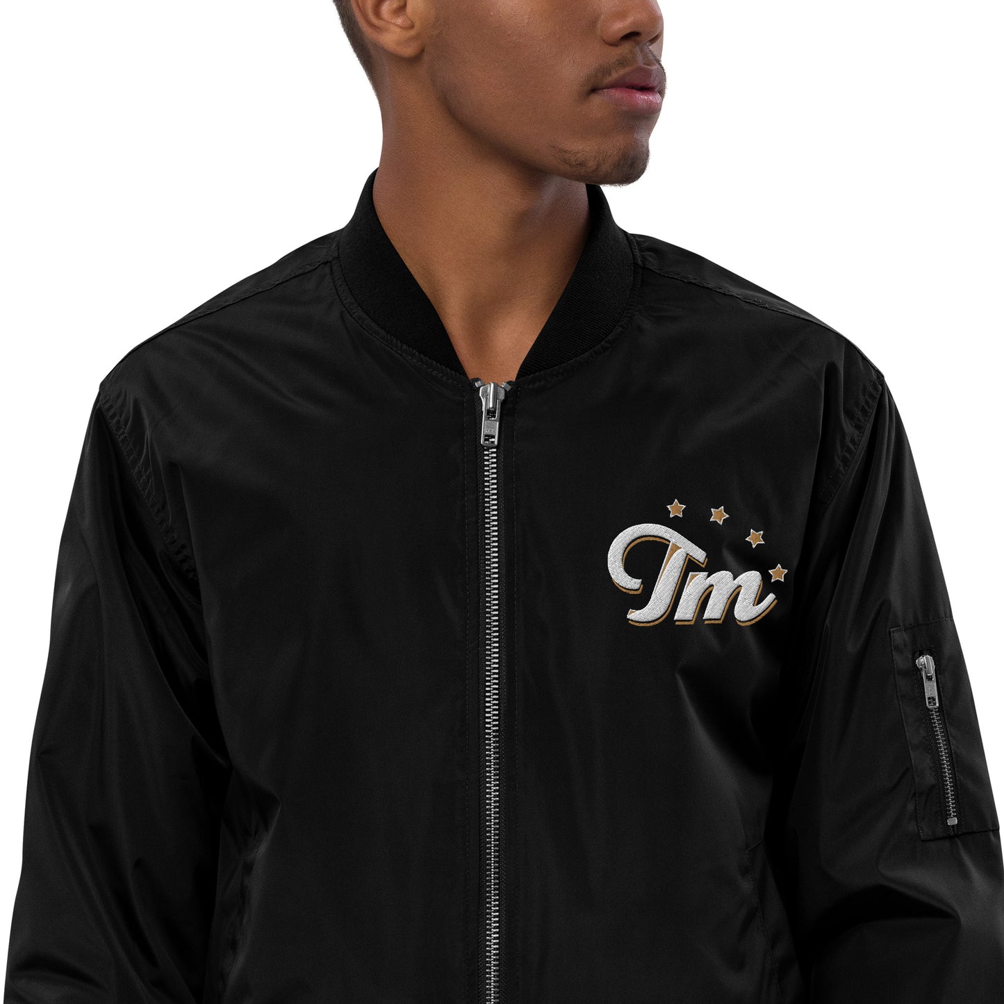 Trademark - Embroidered Premium recycled bomber jacket