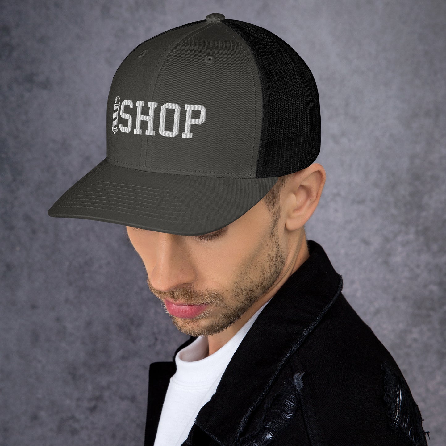 Barbershop - Embroidered Trucker Cap