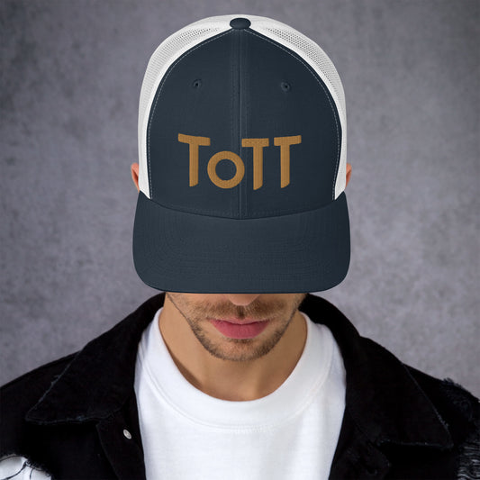 Talk of the Town - Embroidered Trucker Cap