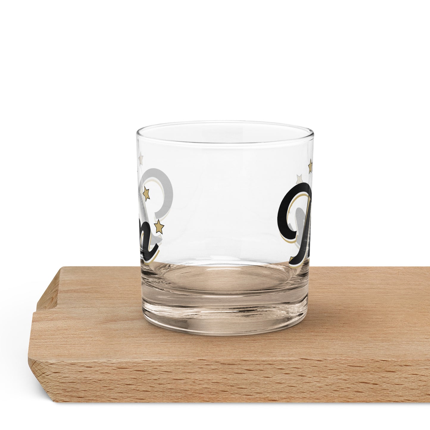 Trademark - Printed Rocks glass