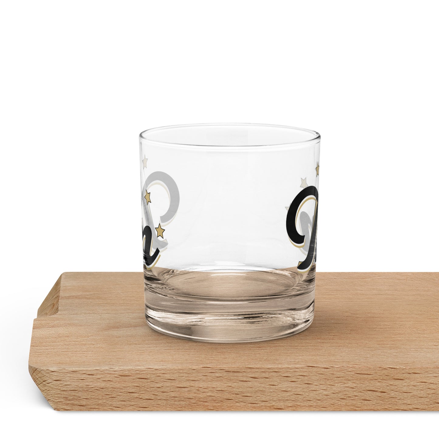 Trademark - Printed Rocks glass