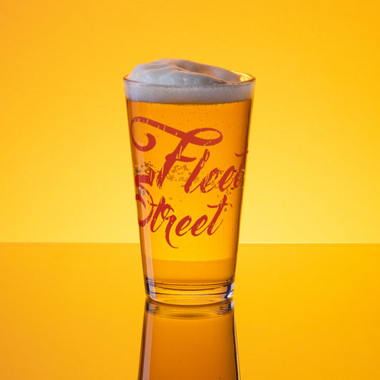 Fleet Street - Printed Shaker pint glass