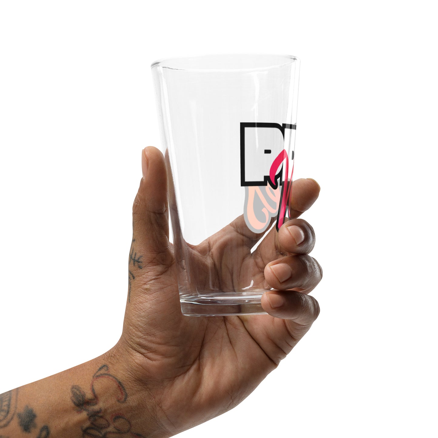 PDX Voices - Printed Shaker pint glass