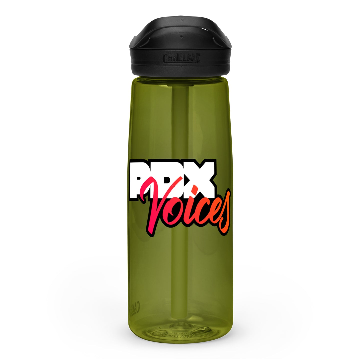 PDX Voices - Printed Sports water bottle