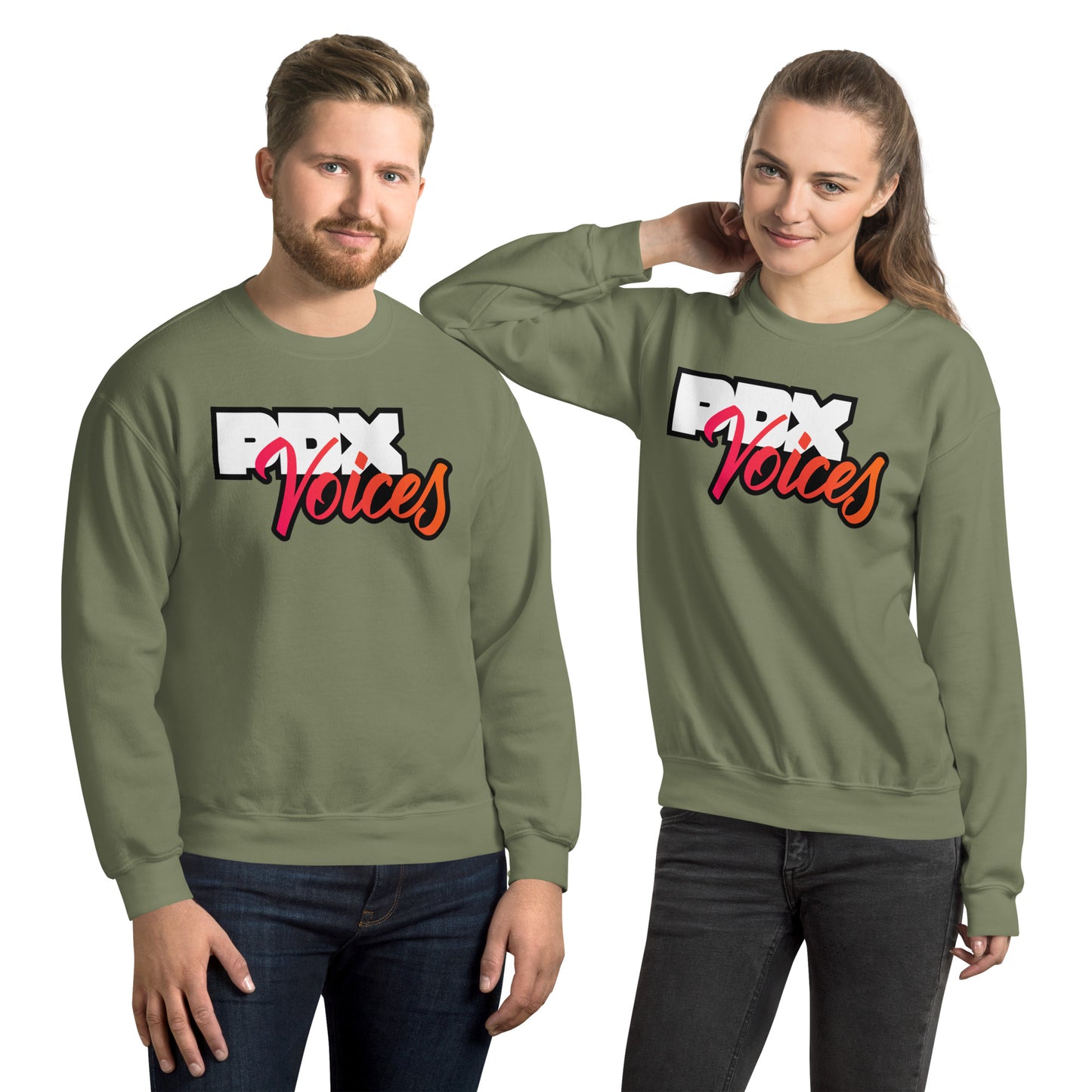 PDX Voices - Printed Unisex Sweatshirt