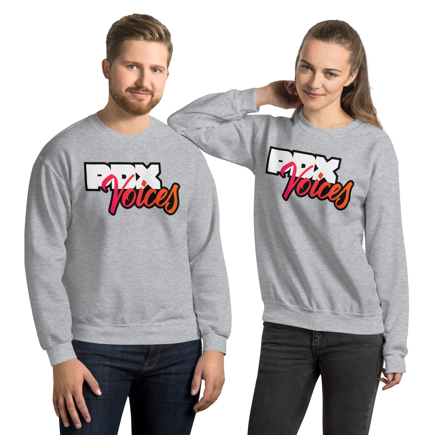 PDX Voices - Printed Unisex Sweatshirt