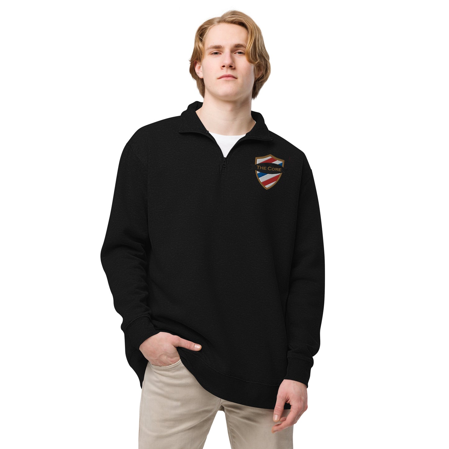 The Core - Embroidered Unisex fleece pullover