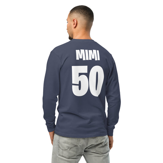 Mimi Garment-dyed heavyweight long-sleeve shirt