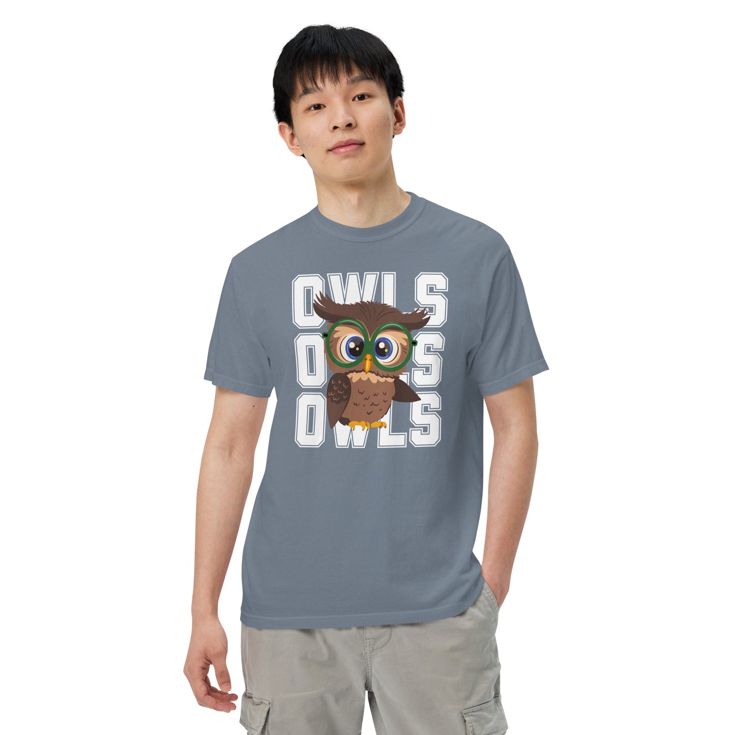 Audubon Owls - Adult Unisex Comfort Colors garment-dyed heavyweight t-shirt