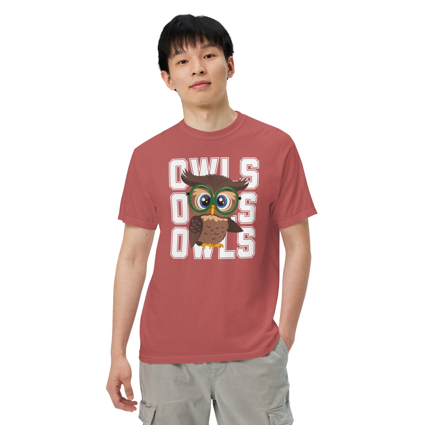 Audubon Owls - Adult Unisex Comfort Colors garment-dyed heavyweight t-shirt