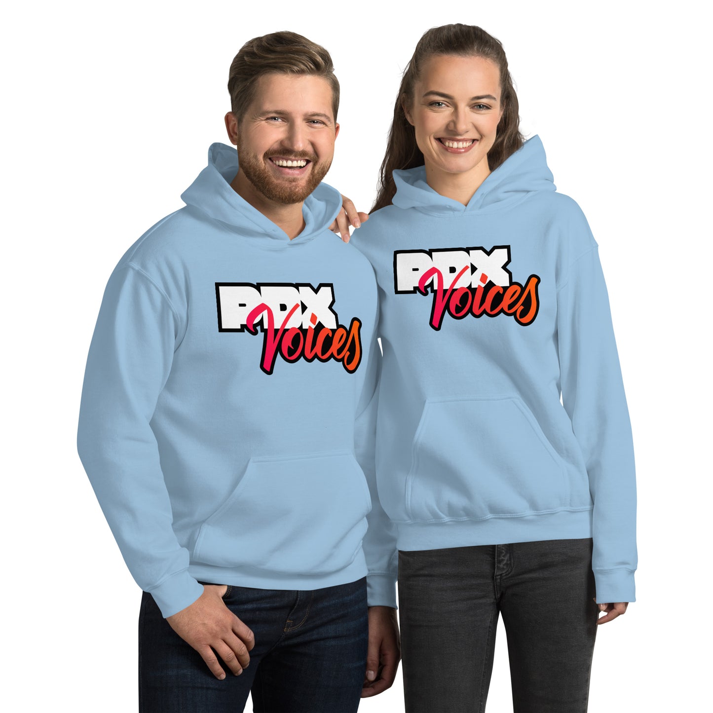 PDX Voices - Printed Unisex Hoodie