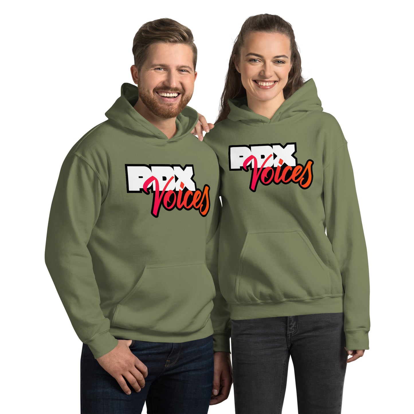 PDX Voices - Printed Unisex Hoodie