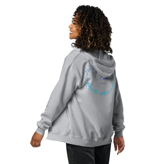 Naturally One - Printed Unisex heavy blend zip hoodie