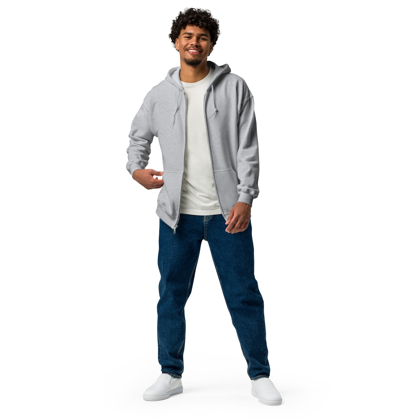 Fleet Street - Printed Unisex heavy blend zip hoodie