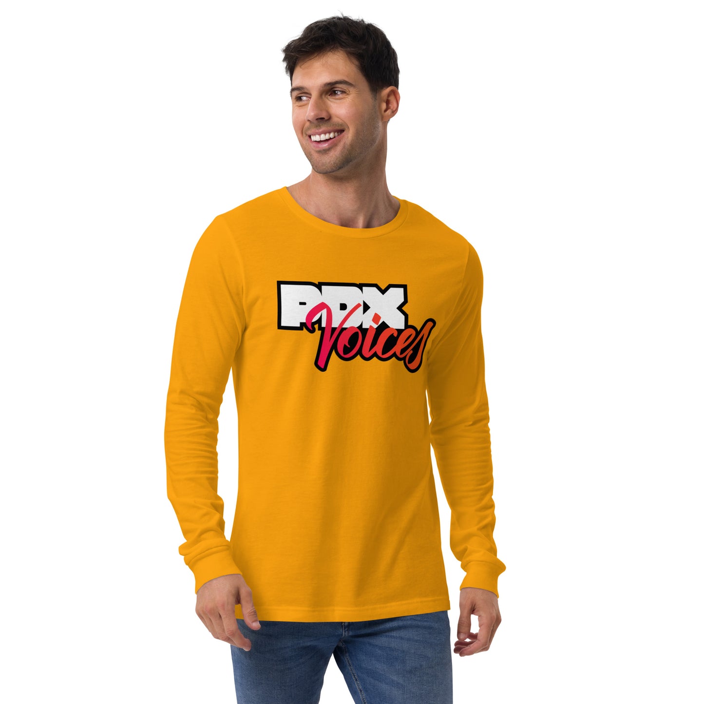 PDX Voices - Printed Unisex Long Sleeve Tee