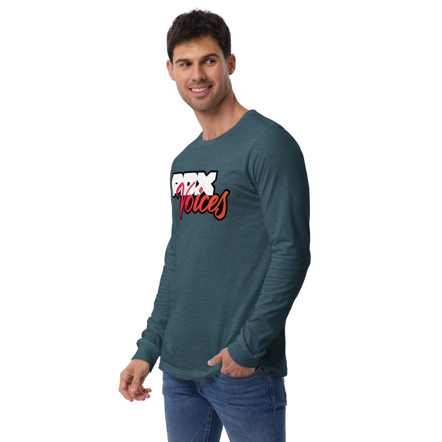 PDX Voices - Printed Unisex Long Sleeve Tee