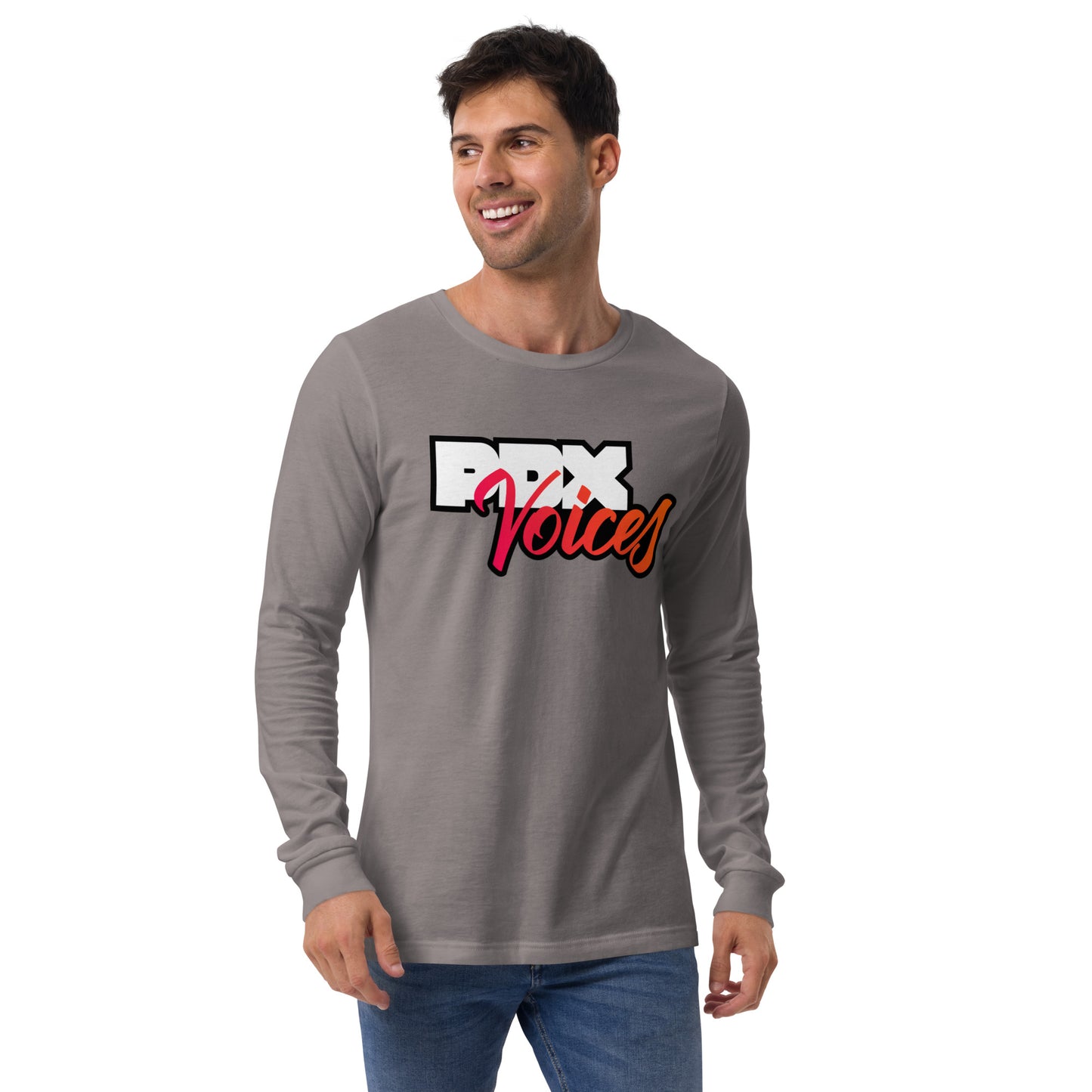 PDX Voices - Printed Unisex Long Sleeve Tee