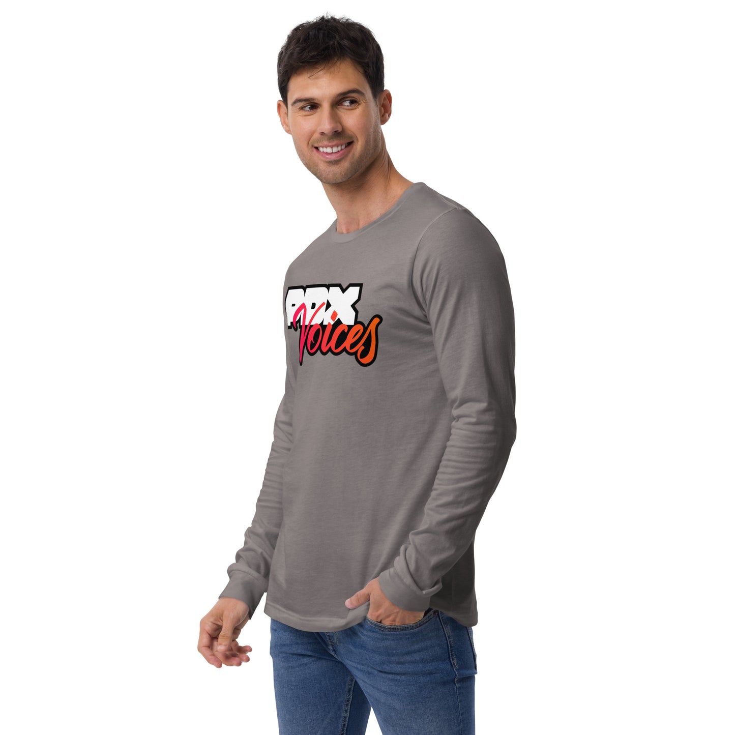 PDX Voices - Printed Unisex Long Sleeve Tee