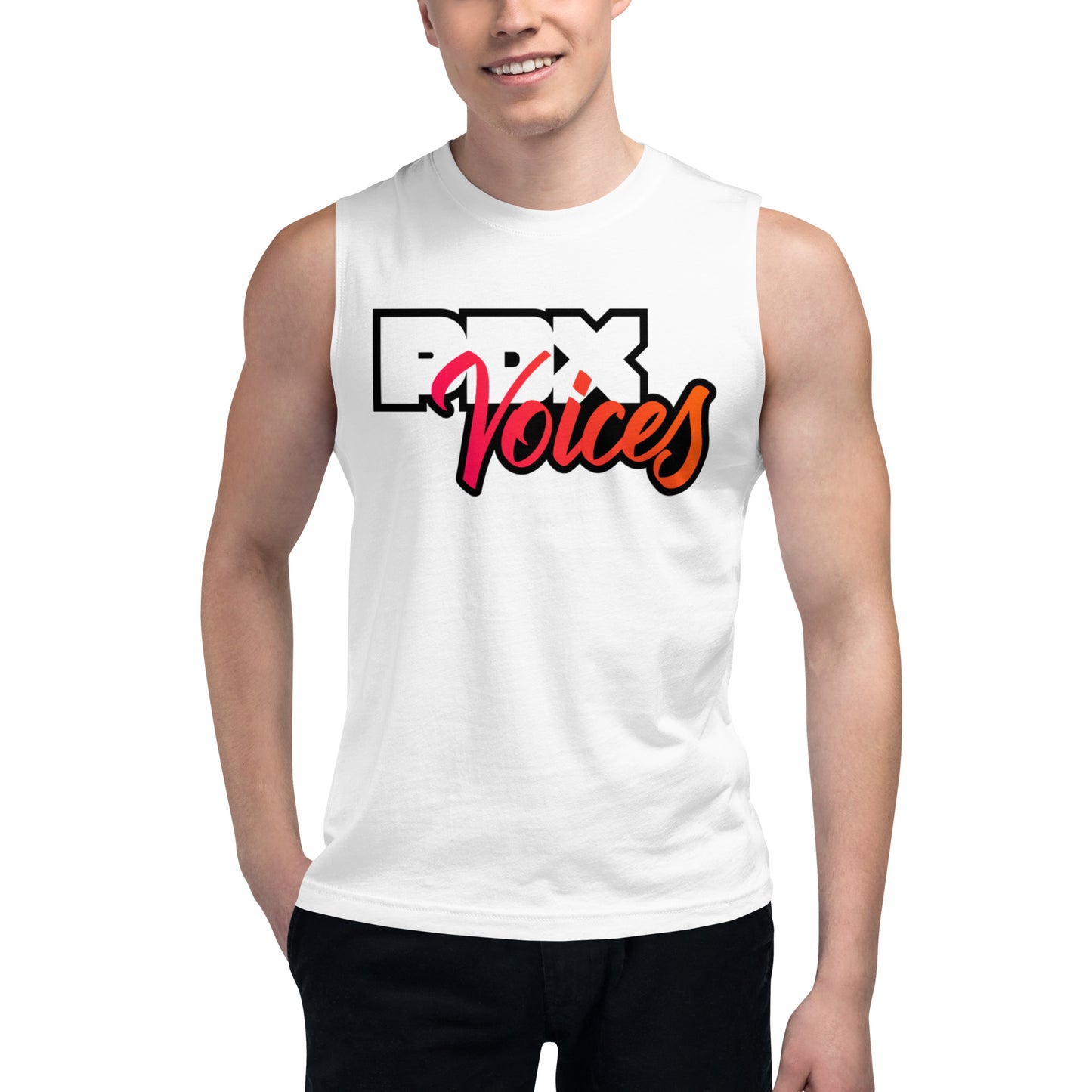 PDX Voices - Printed Muscle Shirt