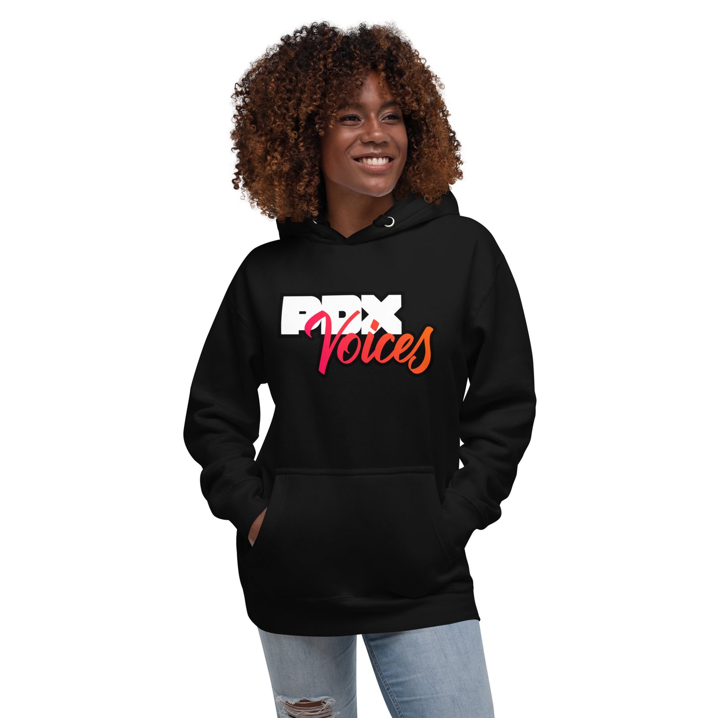 PDX Voices - Printed Premium Unisex Hoodie