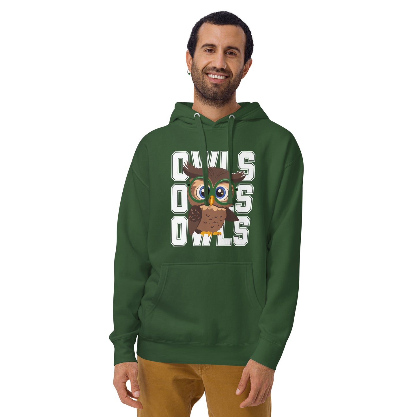 Audubon Owls - Adult Unisex Premium Hoodie